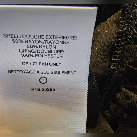 Express Black Velvet Floral Long Sleeve Blouse Size XL NWT - Picture 11 of 12